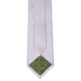 Pastel Lilac Textured Woven Silk Tie