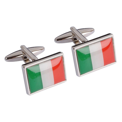 Italian Flag Cufflink