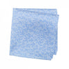 Blue Jacquard Leaf Silk Handkerchief