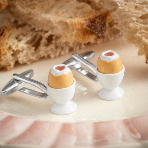 Boiled Egg Cufflinks