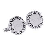 Personalised Best Man Eternal Wedding Cufflinks