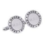 Personalised Groom Eternal Wedding Cufflinks