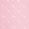 Pink & White Polka Dot Woven Silk Tie