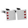 Siam Swarvoski Crystal Square Cufflinks