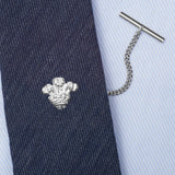 Sterling Silver Prince of Wales Feathers Tie Tack