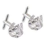 Sterling Silver Horse Head & Shoe Cufflinks