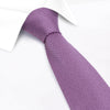 Purple Knitted Square Cut Silk Tie