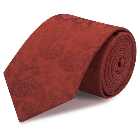 Classic Wine Paisley Silk Tie