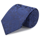 Classic Navy Paisley Silk Tie