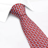 Red Elephant Luxury Printed Silk Tie