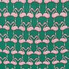 Emerald Green Flamingo Luxury Printed Silk Tie