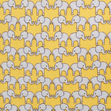 Yellow Elephant Luxury Printed Silk Tie