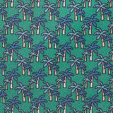 Green Palm Tree Luxury Printed Silk Tie