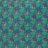 Green Palm Tree Luxury Printed Silk Tie