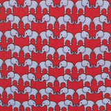 Red Elephant Luxury Printed Silk Tie