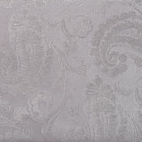 Classic Silver Paisley Silk Tie