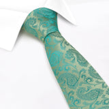 Classic Jade Paisley Silk Tie