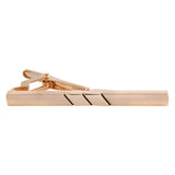 Parallel Lined Gold Tie Bar