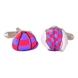 Pink & Purple Jockey Kit Cufflinks