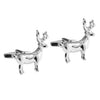Silver Rudolph Reindeer Cufflinks