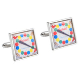 Twister Board Game Cufflinks