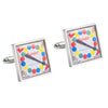 Twister Board Game Cufflinks