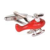 Red Helicopter Cufflinks
