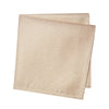 Pastel Gold Textured Woven Silk Handkerchief