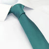 Plain Teal Slim Silk Tie