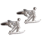 Skier Cufflinks