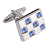 Sapphire Crystal Stone Cufflinks