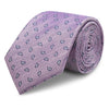 Lilac Micro Paisley Woven Silk Tie