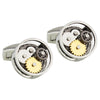 Circular Gear Movement Cufflinks