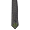 Charcoal Textured Fleck Slim Tie