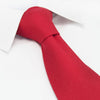 Plain Red Wool Mix Tie