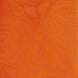 Burnt Orange Rose Luxury Woven Silk