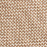 Bronze & Cream Dogtooth Silk Tie