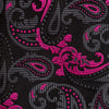 Black and Pink Paisley Luxury Silk Tie
