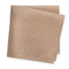 Bronze & Cream Dogtooth Silk Handkerchief