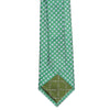 Green & Blue Oxford Spot Woven Silk Tie