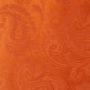 Classic Orange Paisley Silk Tie