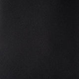 Plain Black Silk Tie