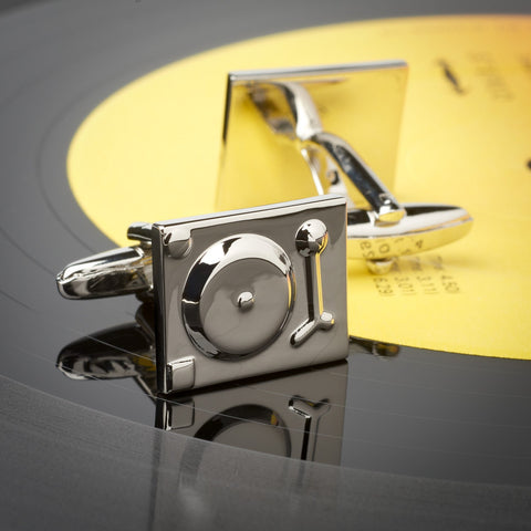 DJ Turntable Cufflinks