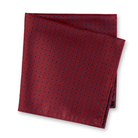 Red Micro Spot Handkerchief