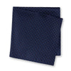 Navy & Light Blue Classic Floral Spot Silk Handkerchief