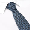 Grey & Black Dogtooth Silk Tie