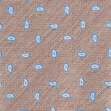 Bronze Micro Paisley Woven Silk Tie