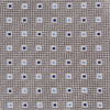 Silver Square Patterned Silk Tie