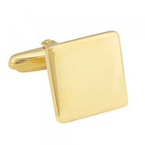 Gold Plated Sterling Silver Square Cufflinks