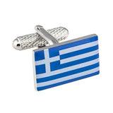 Greek Flag Cufflinks